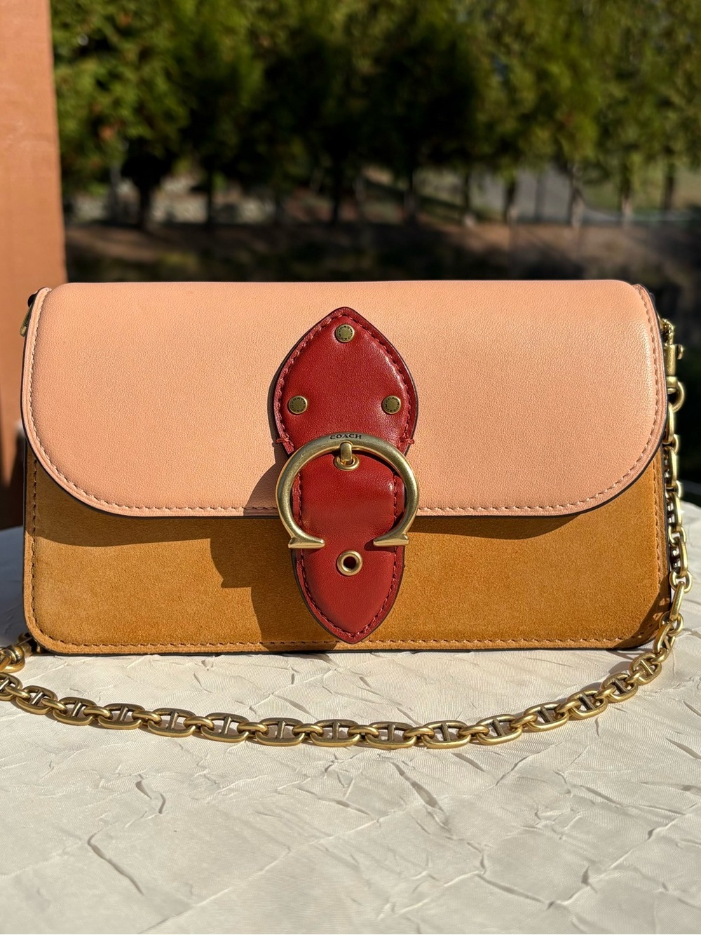 COACH Beat Crossbody Clutch In Colorblock C2697